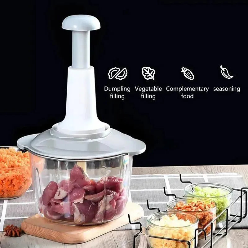Push vegetables cutter multi use kitchen essentials