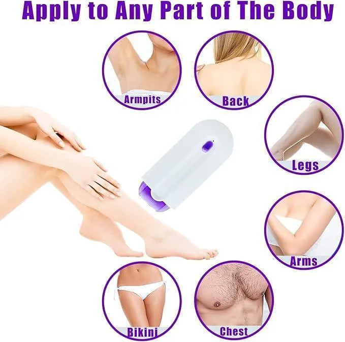 3-in-1 Electric Body Hair Remover & Shaver for Women – Rechargeable Painless Hair Removal Trimmer with Cleaning Brush