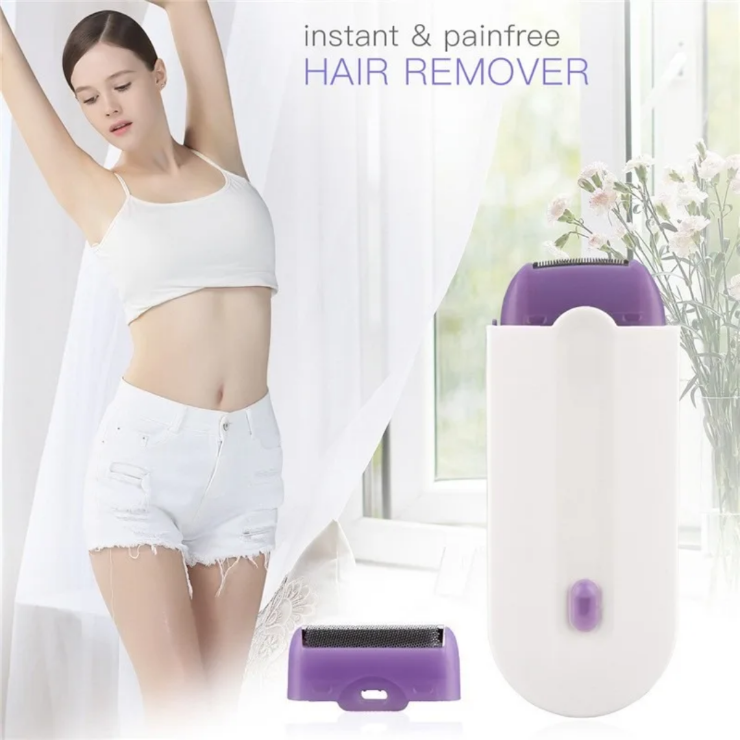 3-in-1 Electric Body Hair Remover & Shaver for Women – Rechargeable Painless Hair Removal Trimmer with Cleaning Brush