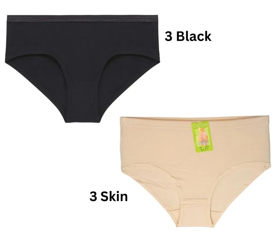 Women’s High-Waist Seamless Cotton Underwear – Comfortable Everyday Briefs