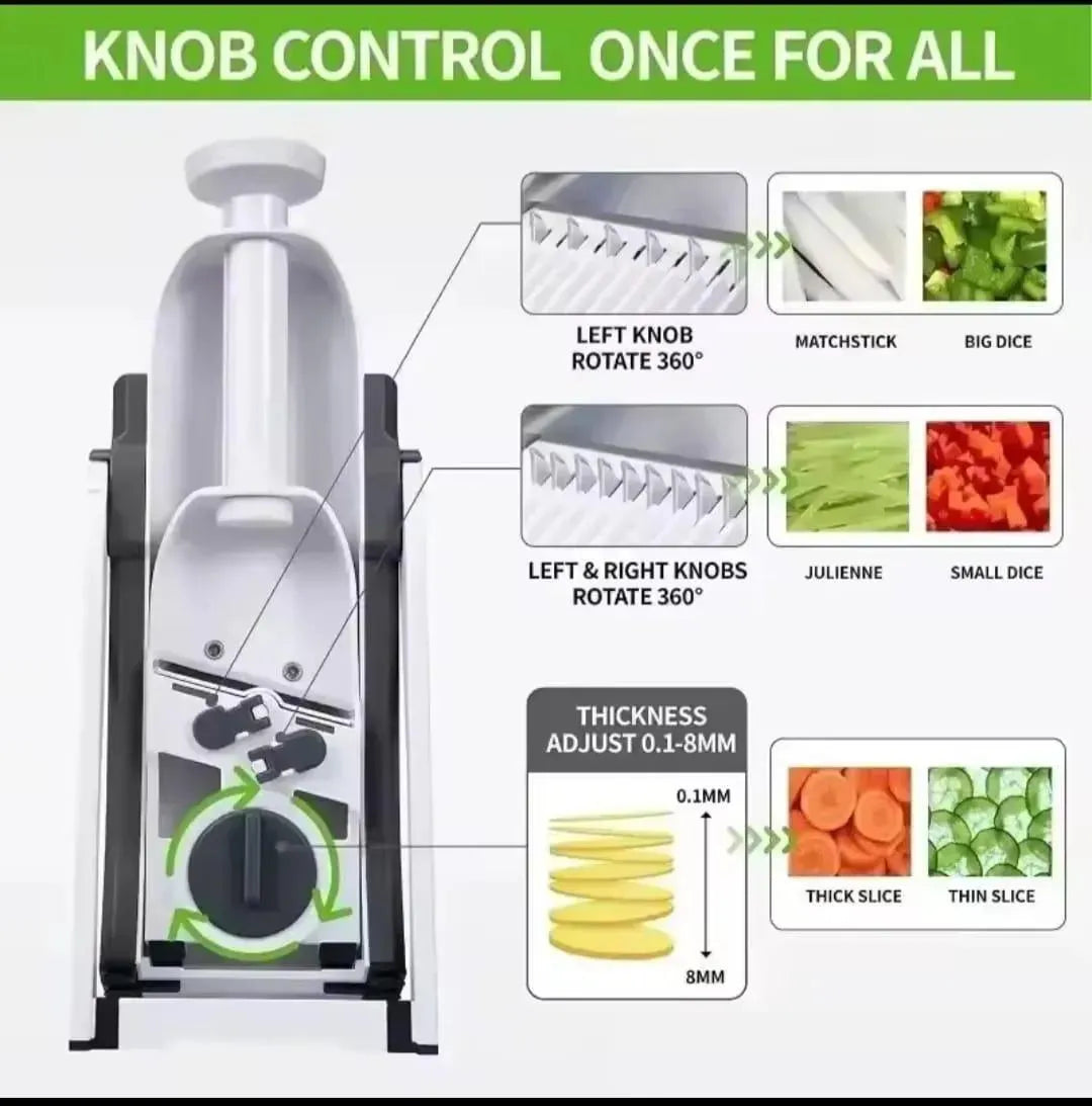 Multifunction Mandoline Vegetable Slicer – Fast & Easy Kitchen Cutter