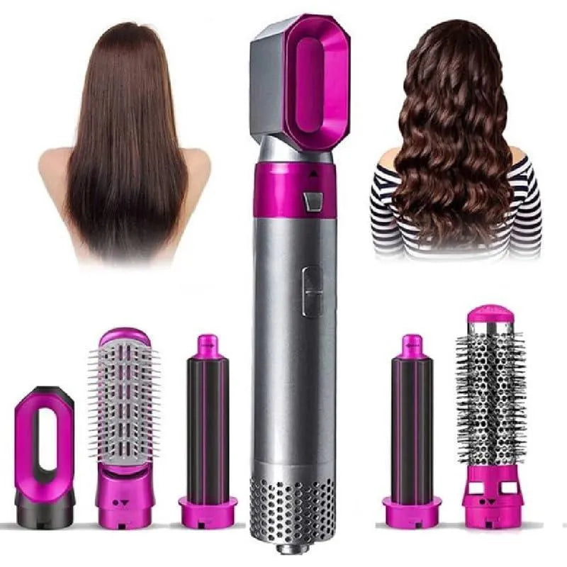 5-in-1 Hot Air Hair Styler & Dryer – Straighten, Curl & Style Your Hair! 💖